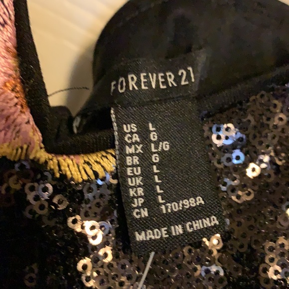 Forever 21 strap sequins and embroidery dress. NWT - Picture 4 of 4